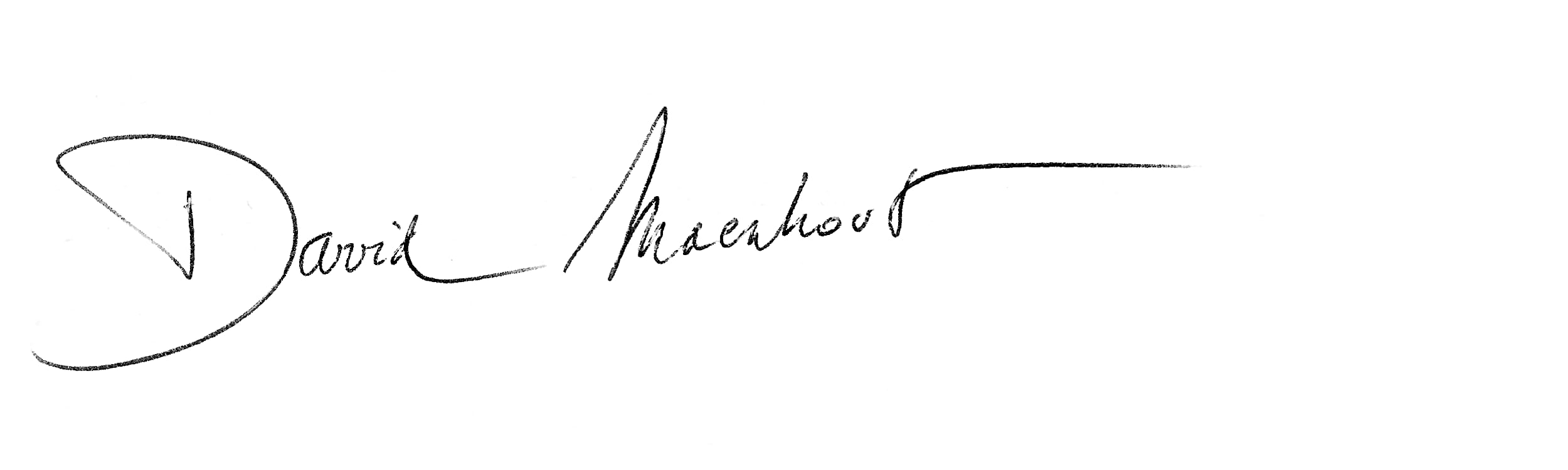 David Maenhout signature